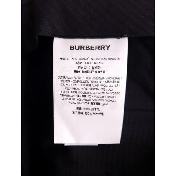 Burberry London Wool Pants Size 50 US M Mens Navy Trousers - Picture 11 of 14